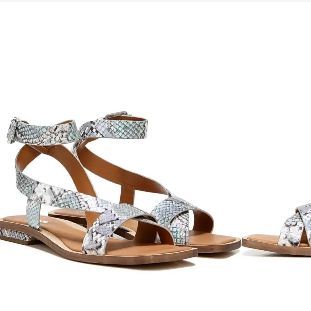 Sarto by Franco Sarto Women’s ema ankle strap leather sandal size 6, NIB